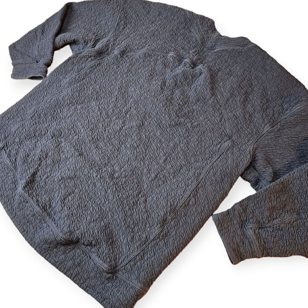 Lululemon Rippled Vneck Pullover Black Size 10 - Picture 9 of 11